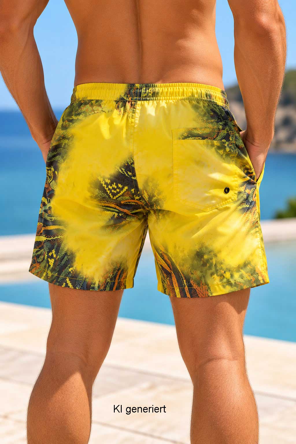 Carlo Colucci Badehose Gelb