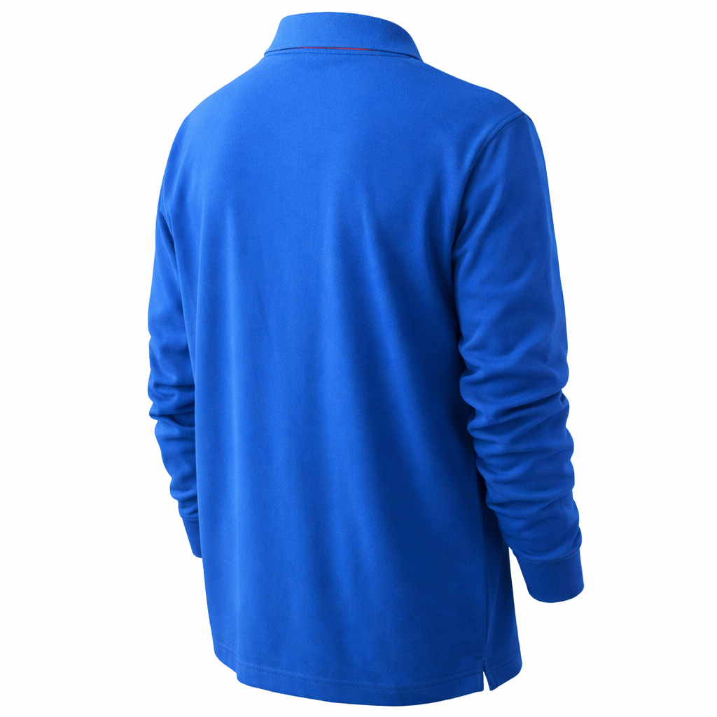 La Martina Poloshirt langarmig Blau