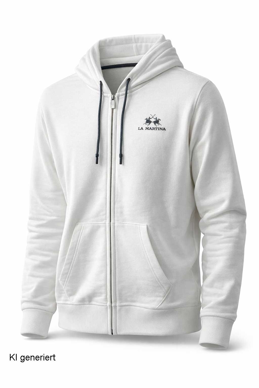 La Martina Hoodie Weiß mit Kapuze