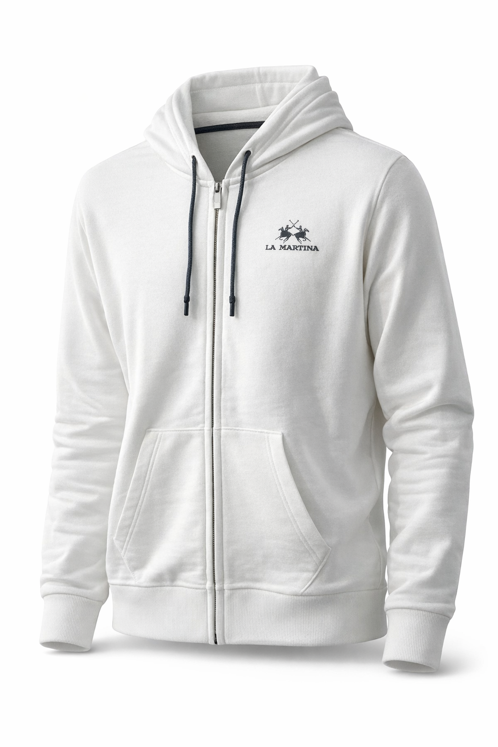 La Martina Hoodie Weiß mit Kapuze
