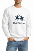 La Martina Sweater Weiß