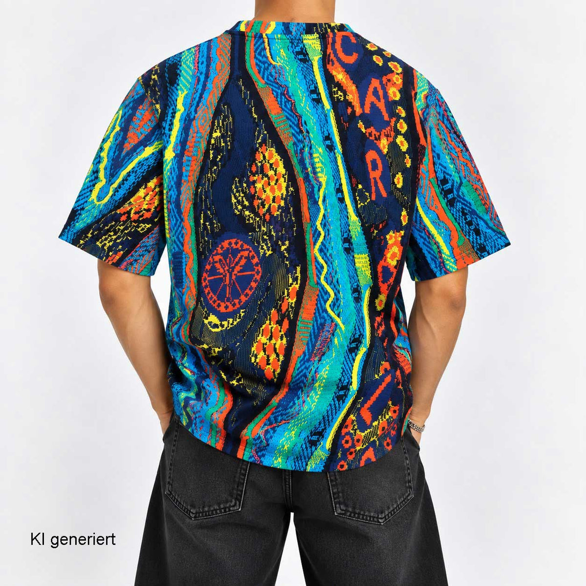 Carlo Colucci T-Shirt Kunterbunt