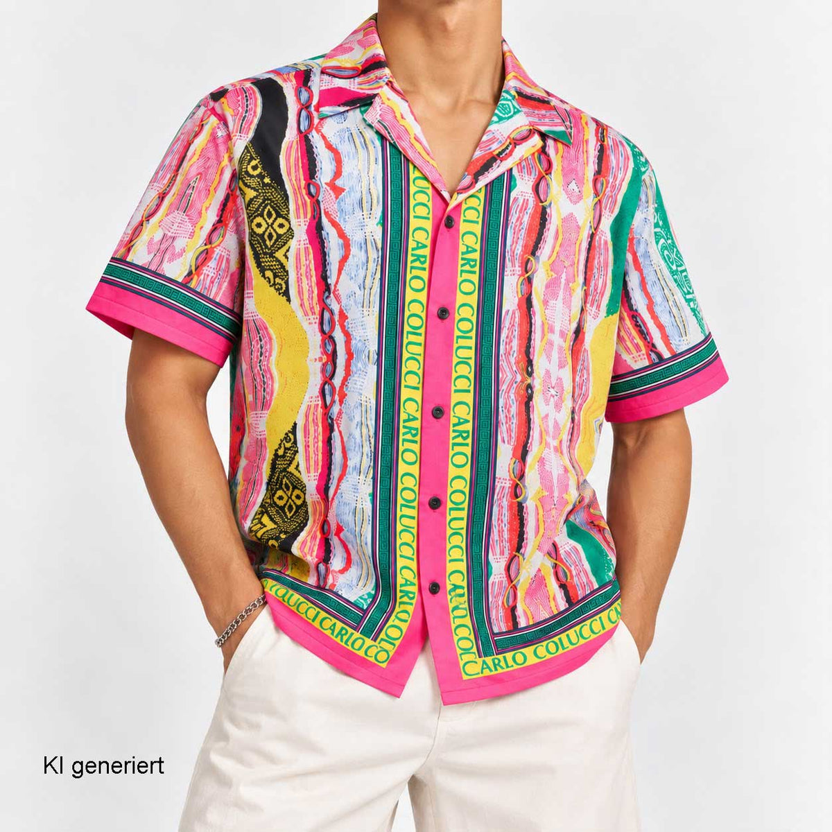 Carlo Colucci Hemd Ultrabunt (Satin Style)